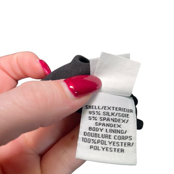 Diane von Furstenberg Black White Geometric Silk Dress Size 4 - Picture 2 of 6